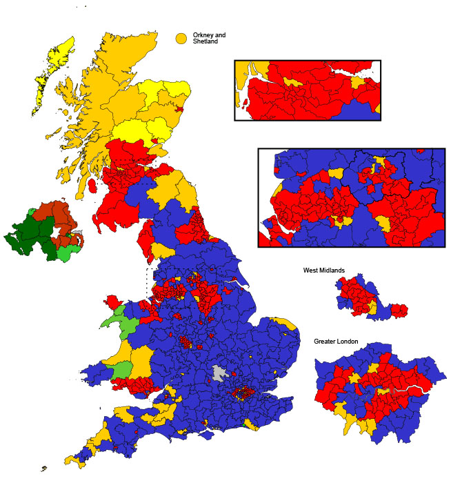 uk election map