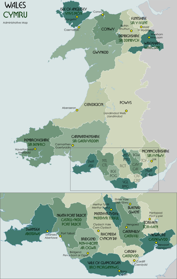 Map o Gymru